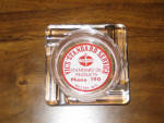 Standard Oil ash tray, red and white, $37.