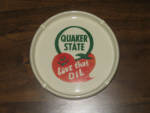 Quaker State porcelain ash tray, $48.