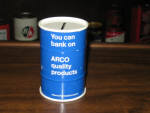 ARCO quality products oil drum bank, $68.  