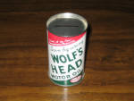 Wolf's Head Motor Oil can bank, $52.  