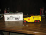 Check The Oil 1930 Diamond T Tanker Truck Coin Bank by ERTL, with original box, $42.  