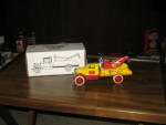 Check the Oil 1931 Hawkeye Wrecker Coin Bank by ERTL. with original box, $42.  