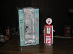 Texaco Fire Chief 1950 Tokheim Gas Pump Coin Bank, Limited Edition by Gearbox, with original box, 8.5 inches tall.  [SOLD]  