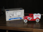 Texaco Fire Chief Ford Mocel A Tanker Coin Bank by Spec-Cast, with original box, $45.  