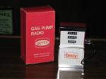 Getty Gas Pump Radio with original box. [SOLD]  