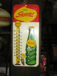Enjoy Squirt thermometer dated 1961, 13.5 inches x 6 inches, near MINT.  [SOLD]  