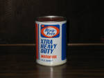 Macmillan Ring-Free Xtra Heavy Duty Motor Oil composite quart can, $48.  