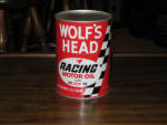 Wolf's Head Racing Motor Oil with ZDP composite quart can, $66.  