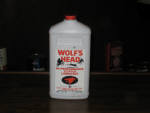 Wolf's Head Hi-Performance 2 Cycle Lubricant plastic quart bottle, $34.  