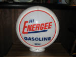 Hi Energee Gasoline WSJ globe, Energee Oil Co., Cleveland, OH and Minneapolis, MN, on original capco body, (very small flea bite nick on the surface of back face), $695. 