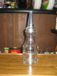 Brookins quart oil jar, Cincinnati, Ohio,  $155. 