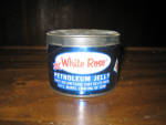 White Rose Petroleum Jelly, composite sides with metal cap and base, full, $37.