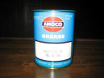 Amoco High Pressure Grease No 196, 1 pound, partially FULL, c.1940, $60.