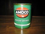 Amoco Motor Grease, 1 pound, partially FULL, c.1940, $60.