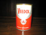 Veedol Flying A Grease, 1 pound, FULL, c.1961, $74.