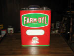 Farm-Oyl 2 gallon can, very good condition, a few minor scratches, $220. 