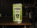 Pyroil Crank Case Oil B 128 ounce can, scarce, $295.  