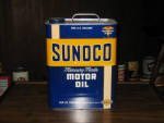 Sunoco Motor Oil 2 gallon can, great condition, $225. 