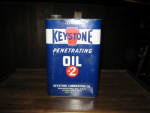 Keystone Penetrating Oil #2, 1 gallon, FULL, small ding at bottom of side panel. [SOLD]  