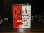 Oil State Motor Oil 2 gallon can, (Dato Service/Supply Co.), great condition, scarce can.  [SOLD]  