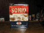 Sohio Crank Case lubricant 1 gallon can, 1930s vintage, some rust, as-is.  [SOLD]  