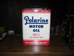 Polarine Motor Oil 2 gallon can, by Standard Oil Co. of Ohio, some paint scrapes, $175.  