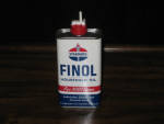Standard Finol Household Oil for 1001 Uses, narrow white top, 4 oz., FULL, $42.