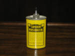 Superior Household Oil, oval with lead top, 3 oz., $64.