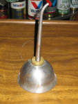 Steel and Brass oiler, 1920s, $32.  