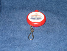 Standard Oil key chain, has small crack in plastic face. [SOLD] 