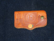 Standard Oil Company Service leather key holder, $49.  