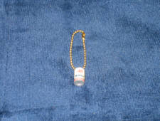 Mobiloil can charm key chain, 1940s. [SOLD]