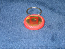 Shell red key ring, $15.  