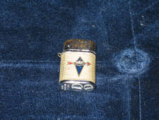 Blue Sunoco Little Billboard lighter, unusual size, scarce, $55.  