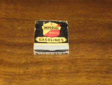 Imperial Refineries Gasolines matchbook, some matches used up. [SOLD]  