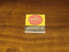 Kendall The 2000 Mile Oil matchbook. [SOLD]  