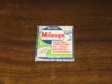Mileage matchbook, 1940s, minor paper wear, scarce. [SOLD]  