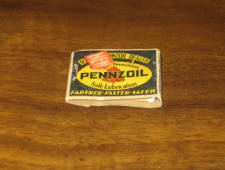 Pennzoil matchbook. [SOLD]  