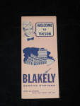 Blakely Service Stations Arizona Map.  [SOLD]