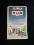 Mobil Illinois Map, some frayed edges, $9.  