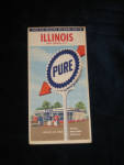 Pure Oil Company Illinois Map2, $14.  