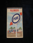 Pure Oil Company Illinois Map3, $14.  