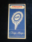 Pure Oil Company Chicago Trip Map2, $24.  