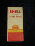 Shell United States Map, 1940s, $25.   