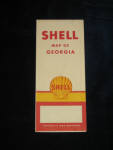 Shell Georgia Map, 1940s, $25.  