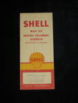 Shell British Columbia Alberta Map, 1940s, $25.  