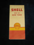 Shell New York Map, 1940s, $25.  