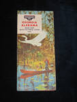 Standard Oil KY 1961 Georgia Alabama Road Map, $36.  