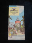 Standard Oil KY 1959 Kentucky Tennessee Road Map, $36.  