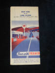Texaco New York with Long Island Map, $22.  